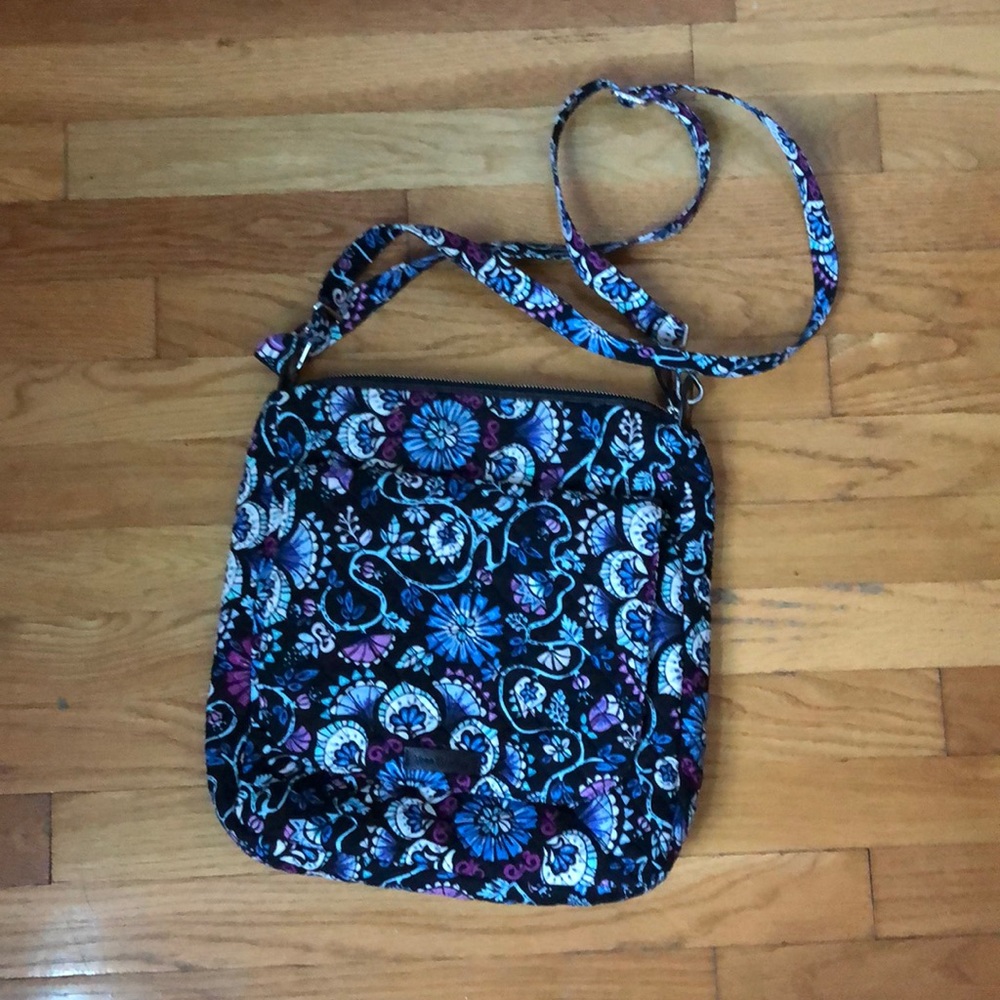 Vera Bradley Blue Printed Shoulder Bag